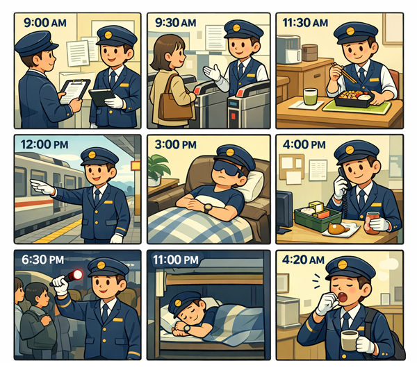 역무원의 하루로 보는 일본 철도 현장의 일 2.jpg