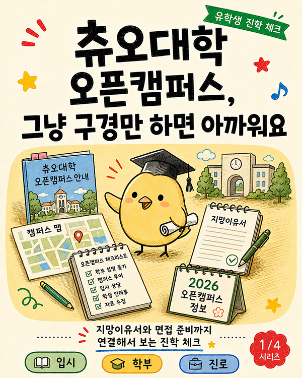 츄오대학 오픈캠퍼스 가야 하는 진짜 이유.jpg