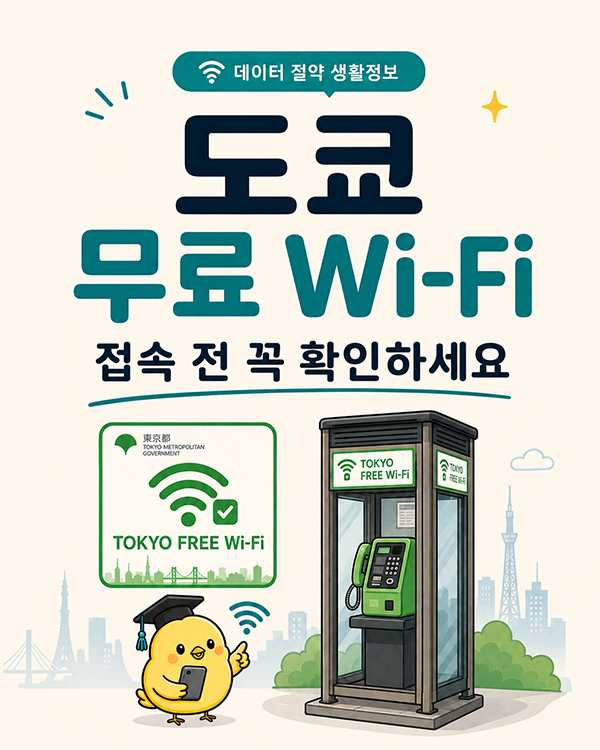 도쿄 무료 와이파이 막 써도 괜찮을까 안전한 접속 방법.jpg