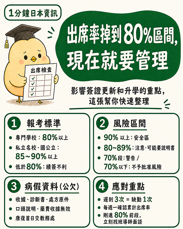 【日本留学ガイド】日本語学校の出席率80%台脱出法TW.jpg